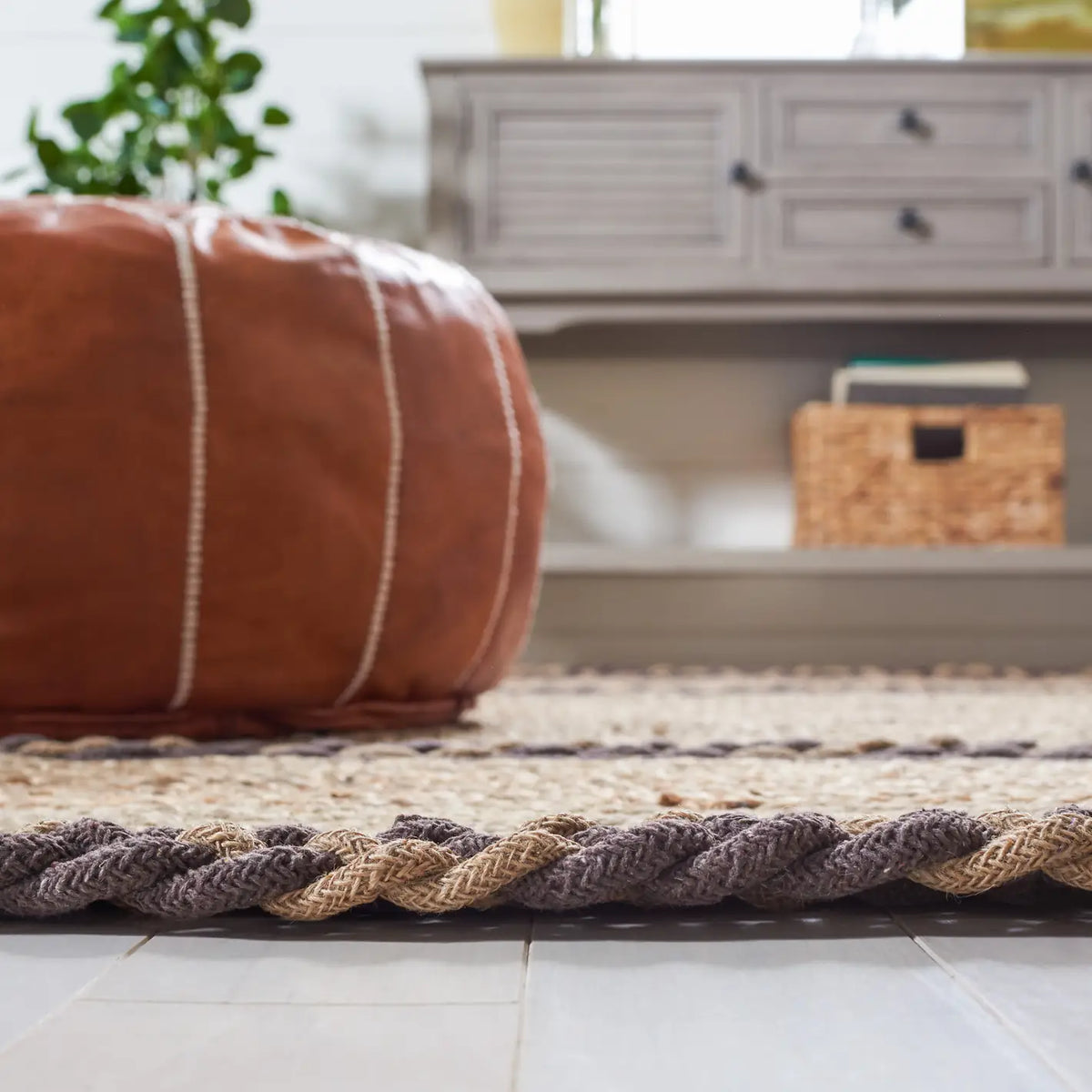Safavieh Natural Fiber 5'-0" x 8'-0" Rug in Natural / Brown