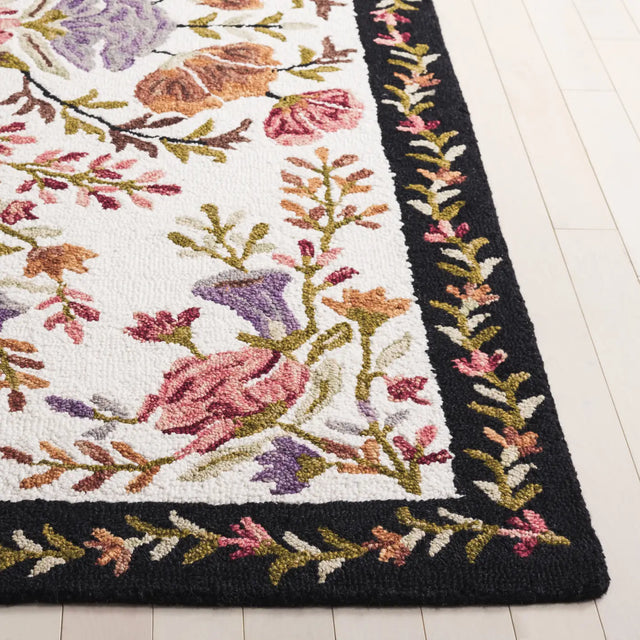 Safavieh Jardin 4'-0" x 6'-0" Rug in Ivory / Black