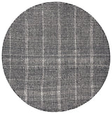Safavieh Abstract 6'-0" x 6'-0" Rug in Black / Ivory