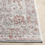 Safavieh Vintage Tabriz 4'-0" x 6'-0" Rug in Grey / Rust