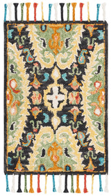 Safavieh Blossom 2'-0" x 3'-0" Rug in Charcoal / Gold