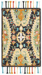 Safavieh Blossom 2'-0" x 3'-0" Rug in Charcoal / Gold