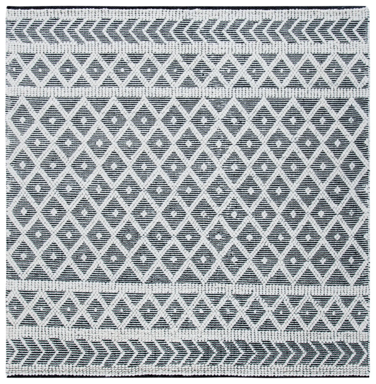 Safavieh Natura 6'-0" x 6'-0" Rug in Ivory / Black