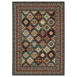 Oriental Weavers Lilihan 003B6 Navy/ Multi Rug - main flat