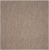 Safavieh Courtyard 6'-7" x 6'-7" Rug in Brown / Beige