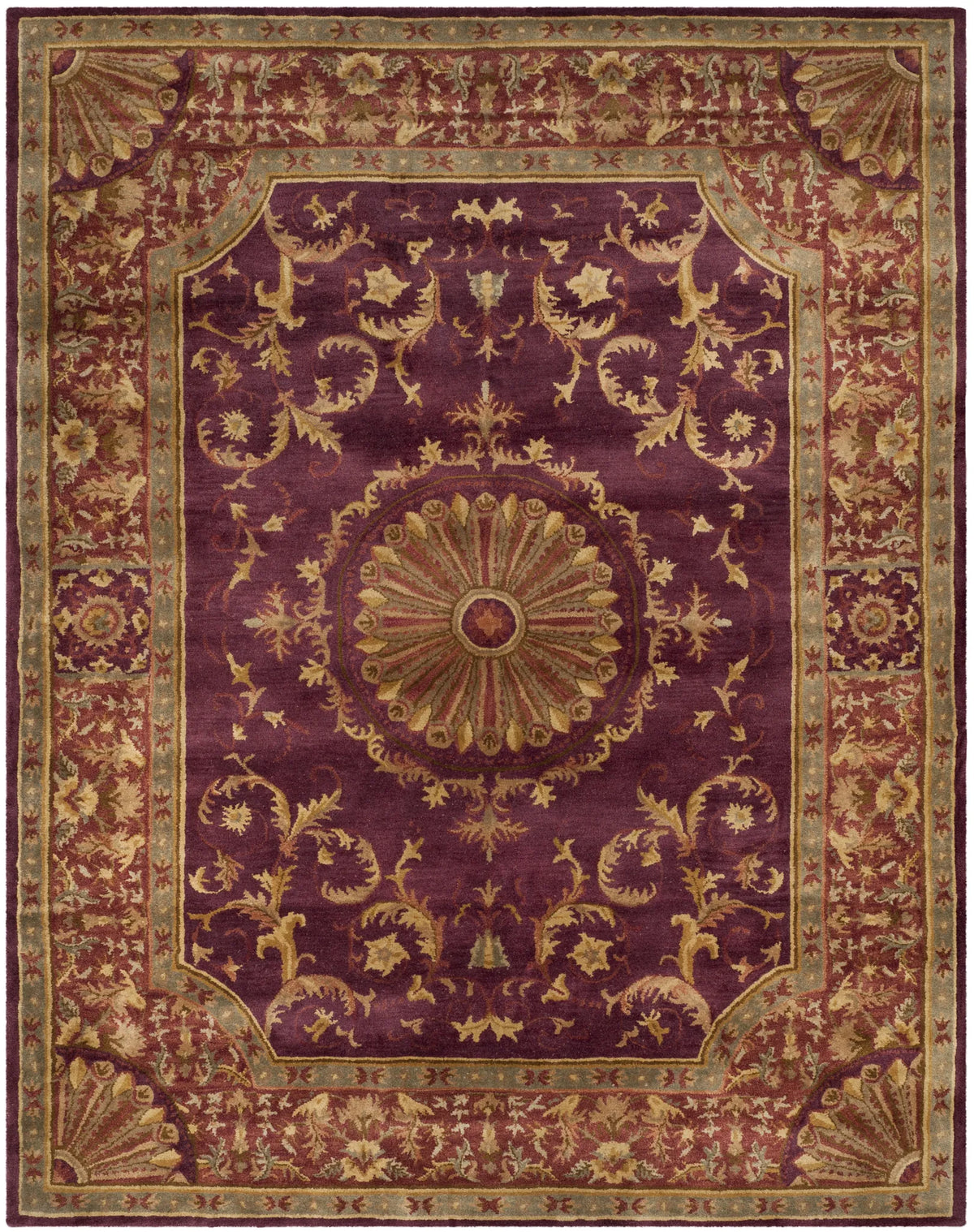 Safavieh Empire 9'-6" x 13'-6" Rug in Burgundy