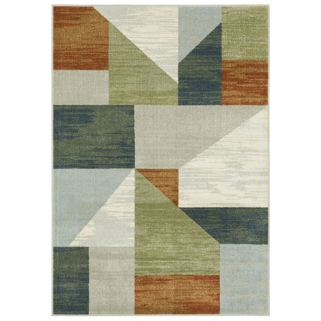 Oriental Weavers Sphinx Branson Br11A Beige/ Multi Rugs - main flat