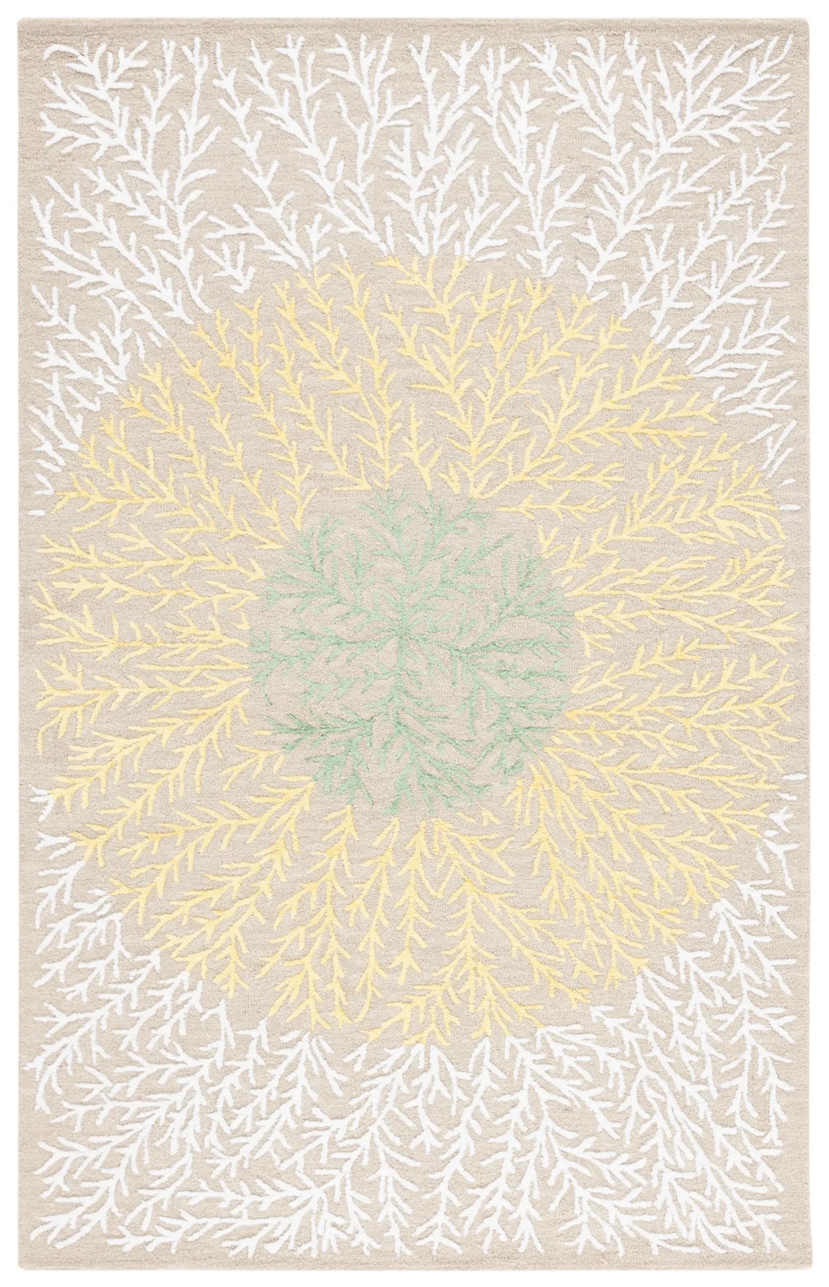 Safavieh Soho 4'-0" x 6'-0" Rug in Beige / Yellow