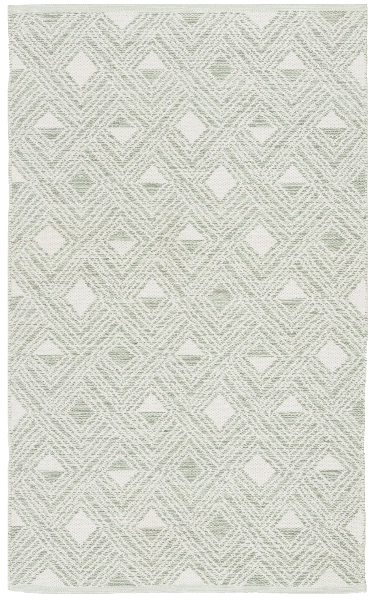 Safavieh Montauk 3'-0" x 5'-0" Rug in Light Green / Ivory