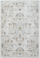 Dynamic Rugs Botanica 13359 Power Loomed Contemporary Ivory/Multi Rug - Rectangular