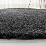 Safavieh August Shag 900 5'-3" x 5'-3" Rug in Charcoal