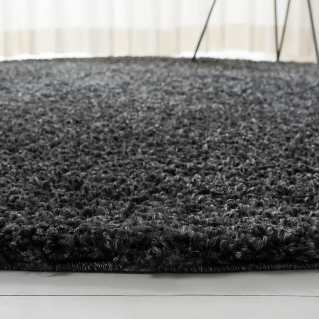 Safavieh August Shag 900 5'-3" x 5'-3" Rug in Charcoal