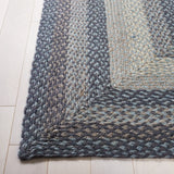 Safavieh Braided 4'-0" x 6'-0" Rug in Grey / Blue