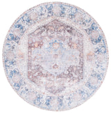 Safavieh Classic Vintage 6'-0" x 6'-0" Rug in Rust / Blue