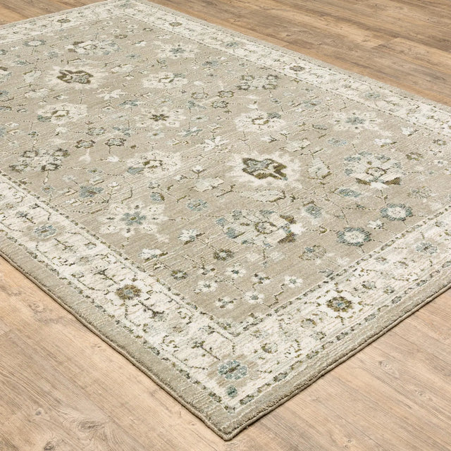 Oriental Weavers Sphinx Andorra 8930L Beige / Ivory Rugs - angle detail