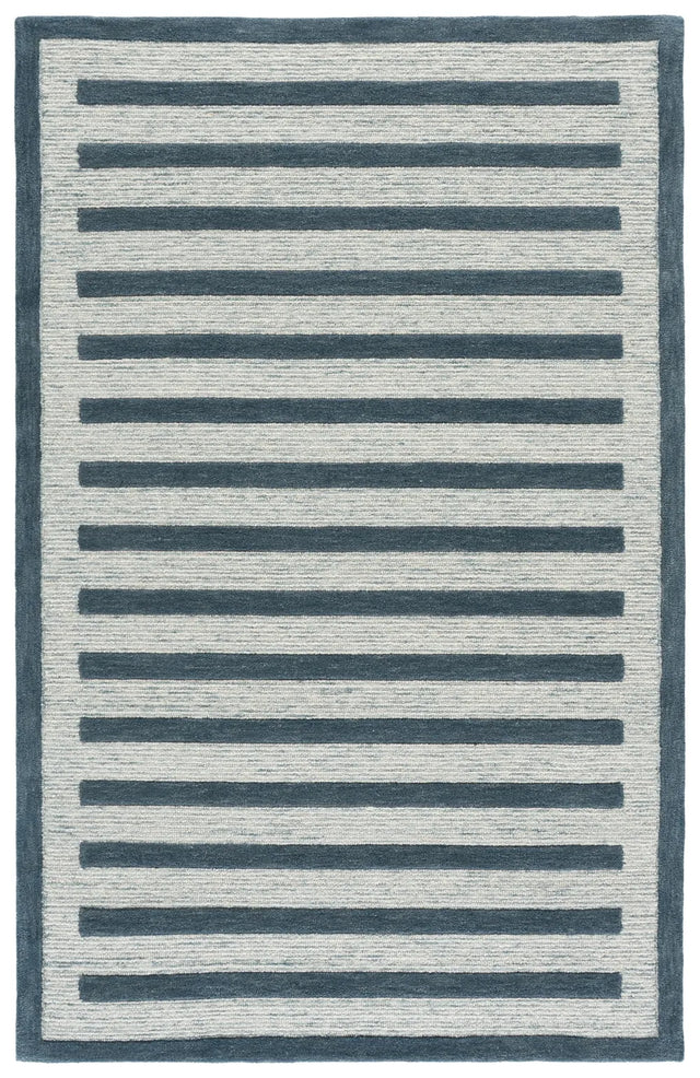 Safavieh Ebony 5'-0" x 8'-0" Rug in Blue / Ivory