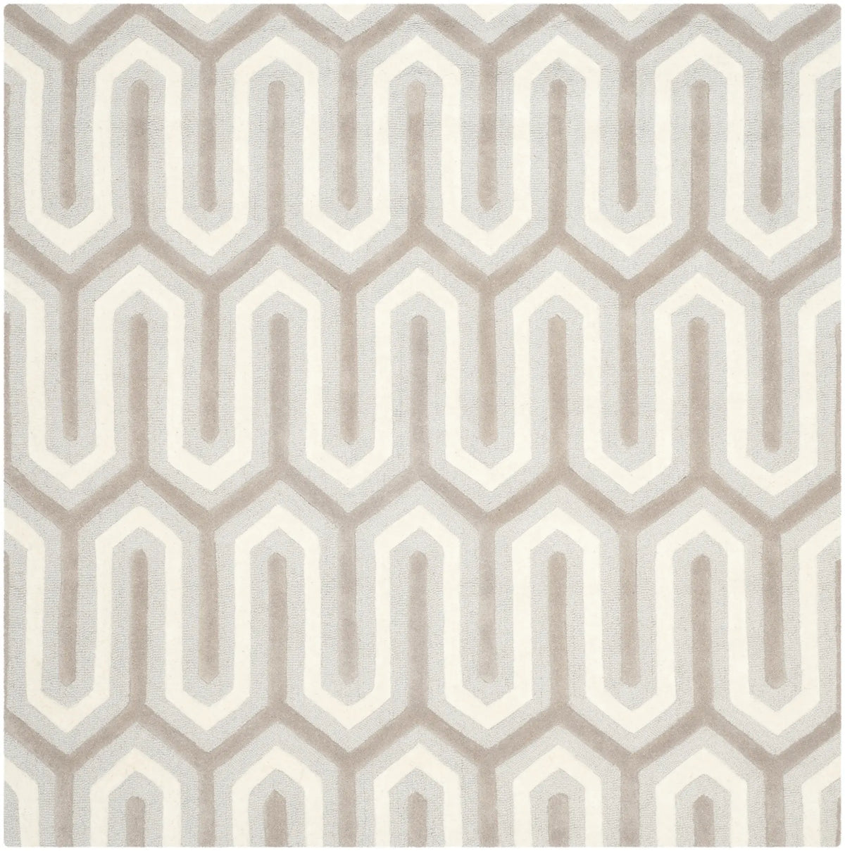 Safavieh Cambridge 6'-0" x 6'-0" Rug in Light Blue / Grey