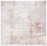 Safavieh Meadow 500 6'-7" x 6'-7" Rug in Light Grey / Pink