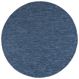 Safavieh Courtyard 5'-3" x 5'-3" Rug in Navy / Navy
