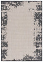 Safavieh Beach House 4'-0" x 6'-0" Rug in Black / Beige
