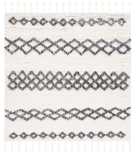 Safavieh Casablanca 6'-0" x 6'-0" Rug in Ivory / Dark Grey