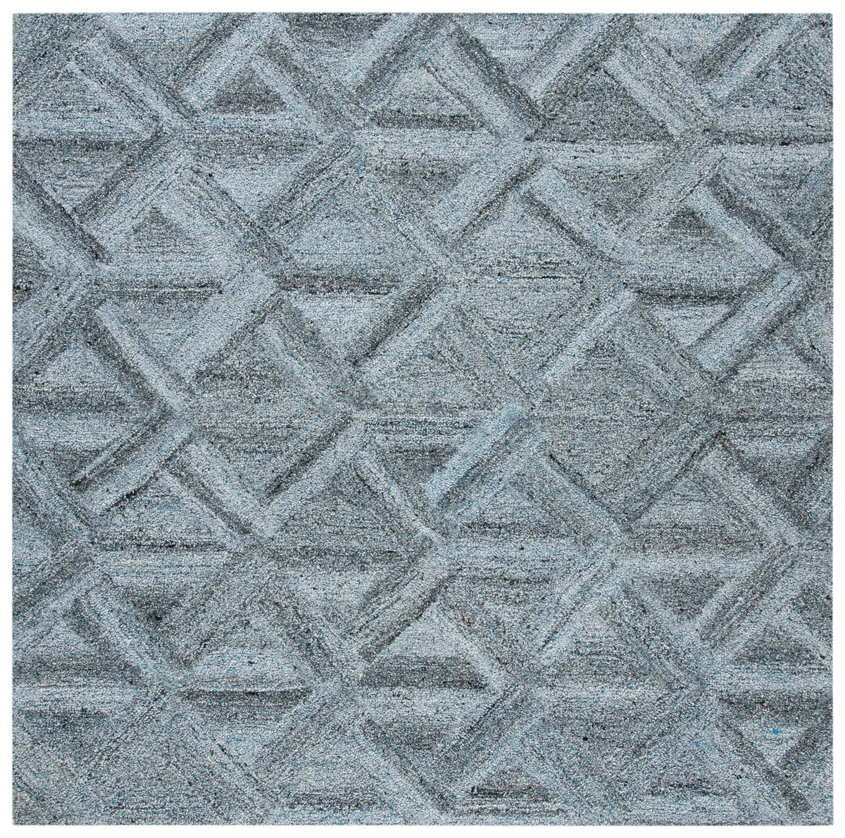 Safavieh Abstract 6'-0" x 6'-0" Rug in Blue / Black