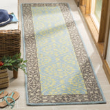 Safavieh Suzani 2'-3" x 8'-0" Rug in Chocolate / Yellow