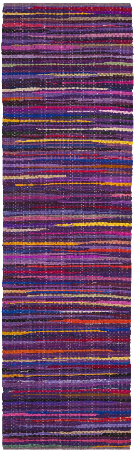 Safavieh Rag Rug 2'-3" x 6'-0" Rug in Purple / Multi