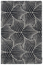 Safavieh Micro-Loop 3'-0" x 5'-0" Rug in Charcoal / Ivory