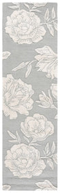 Safavieh Glamour 2'-3" x 8'-0" Rug in Light Grey / Ivory