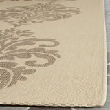 Safavieh Courtyard 8'-0" x 11'-0" Rug in Natural / Brown
