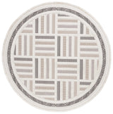 Safavieh Urban 6'-7" x 6'-7" Rug in Beige / Ivory