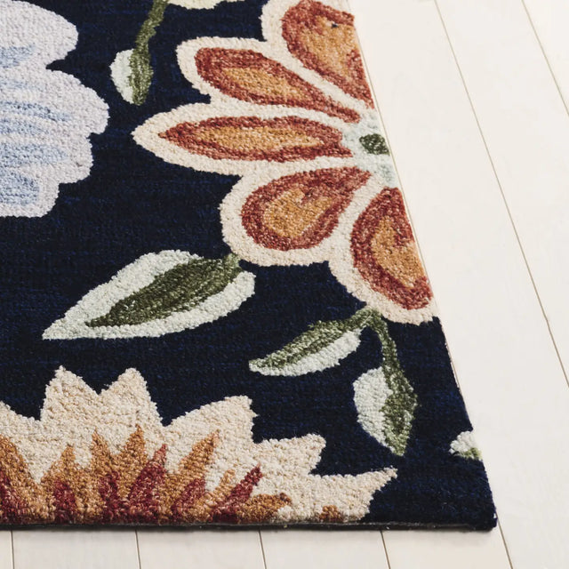 Safavieh Jardin 4'-0" x 6'-0" Rug in Black / Green