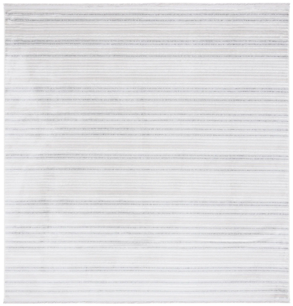 Safavieh Whisper 6'-7" x 6'-7" Rug in Light Grey / Ivory