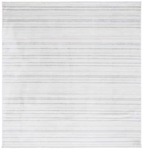 Safavieh Whisper 6'-7" x 6'-7" Rug in Light Grey / Ivory