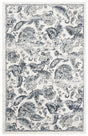 Safavieh Carnegie 3'-0" x 5'-0" Rug in Cream / Light Grey