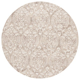 Safavieh Ebony 6'-0" x 6'-0" Rug in Beige / Ivory