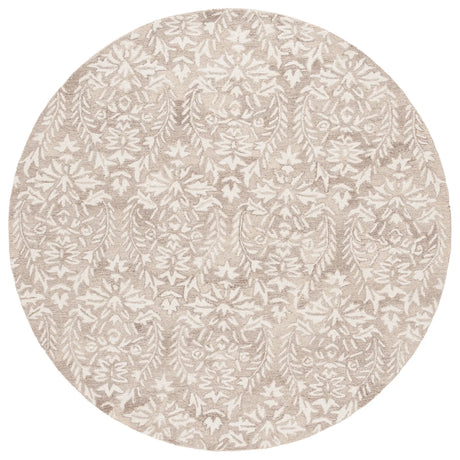 Safavieh Ebony 6'-0" x 6'-0" Rug in Beige / Ivory