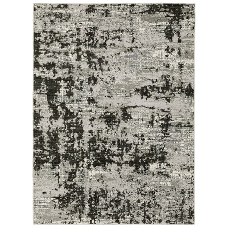 Oriental Weavers Sphinx Caravan 4153Q Grey/ Black Rugs - main flat