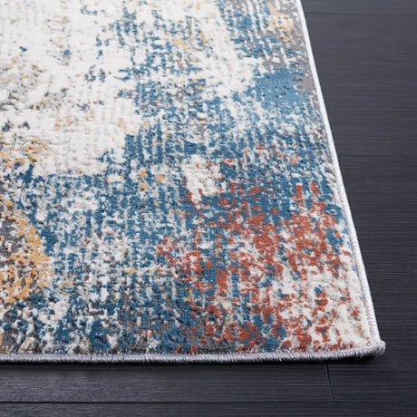 Safavieh Vogue 4'-0" x 6'-0" Rug in Ivory / Blue Rust