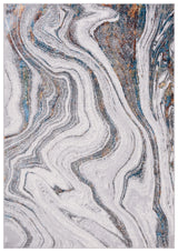Safavieh Amelia 4'-5" x 6'-5" Rug in Grey / Blue Gold