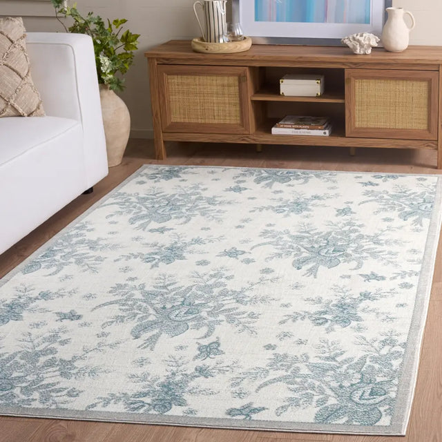 Safavieh Aria 5'-0" x 6'-7" Rug in Ivory / Grey