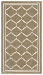 Safavieh Courtyard 2'-0" x 3'-7" Rug in Green / Beige