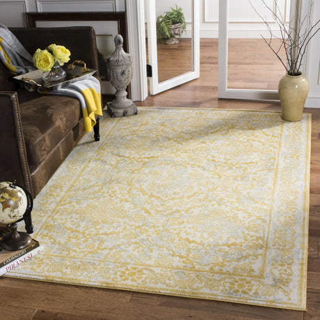 Safavieh Evoke 4'-0" x 6'-0" Rug in Ivory / Gold