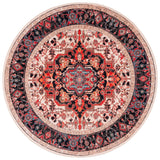 Safavieh Riviera 6'-7" x 6'-7" Rug in Ivory / Blue