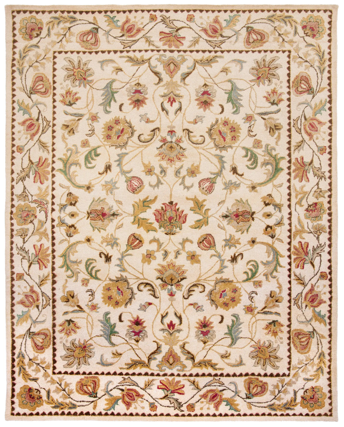 Safavieh Bergama 9'-6" x 13'-6" Rug in Ivory / Ivory