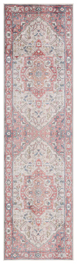 Safavieh Vintage Persian 2'-2" x 10'-0" Rug in Red / Ivory