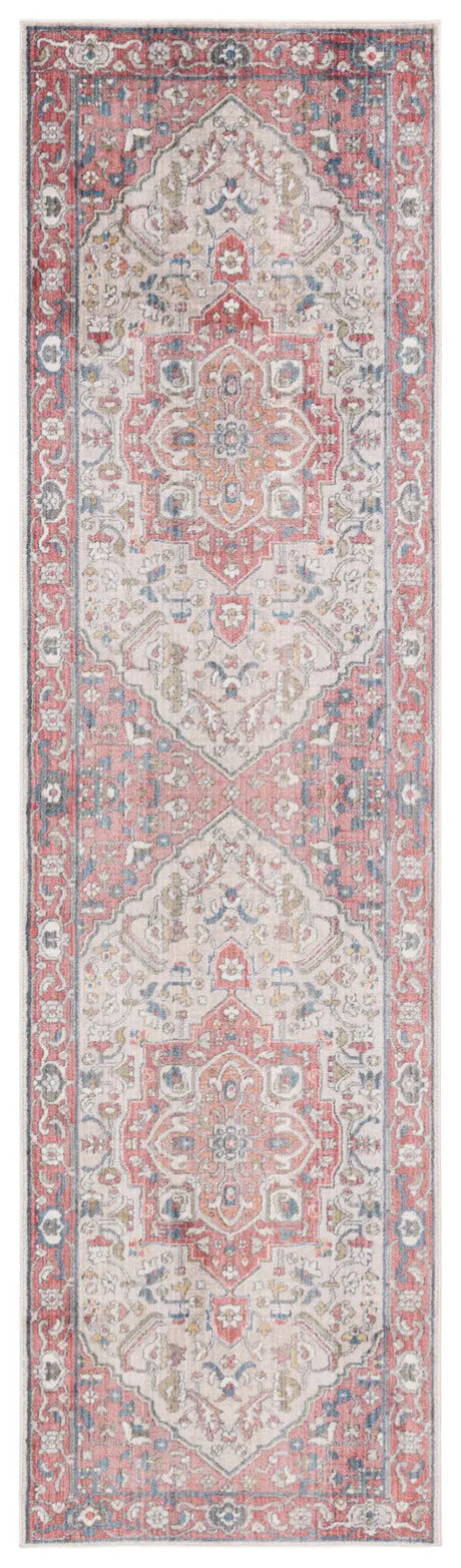 Safavieh Vintage Persian 2'-2" x 10'-0" Rug in Red / Ivory