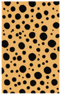 Safavieh Cambridge 4'-0" x 6'-0" Rug in Gold / Black
