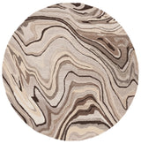 Safavieh Metro 6'-0" x 6'-0" Rug in Brown / Ivory